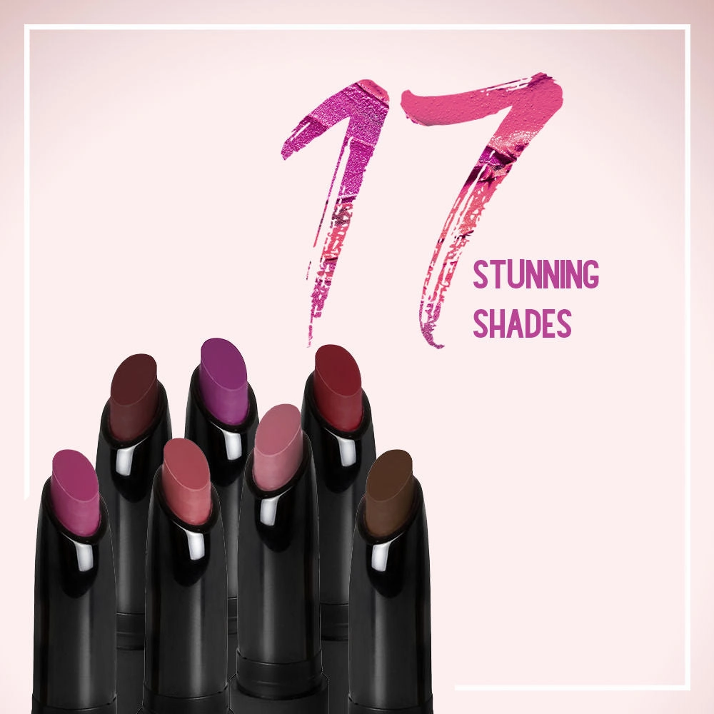 SUGAR Matte Attack Transferproof Lipstick - 08 Daft Pink (Deep Pink) (2g)