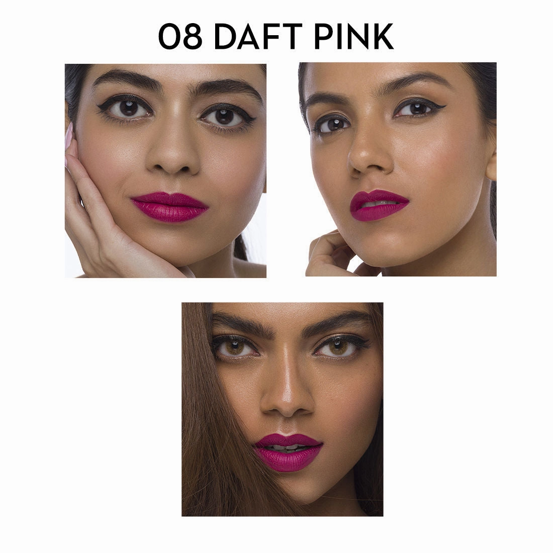 SUGAR Matte Attack Transferproof Lipstick - 08 Daft Pink (Deep Pink) (2g)