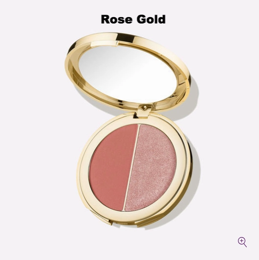Tarte Double Duty Beauty Blush and Glow Blush & Highlighter Duo in Rose Gold