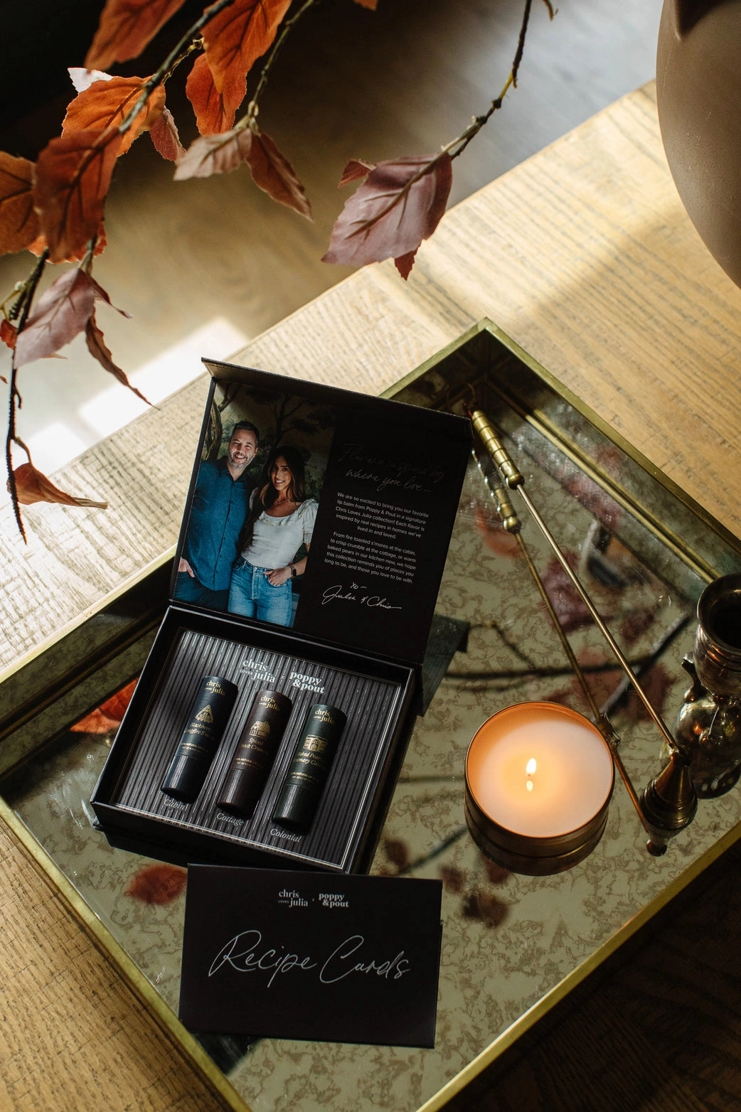 The Poppy & Pout Lip Balm - Chris Loves Julia Lip Balm TRIO