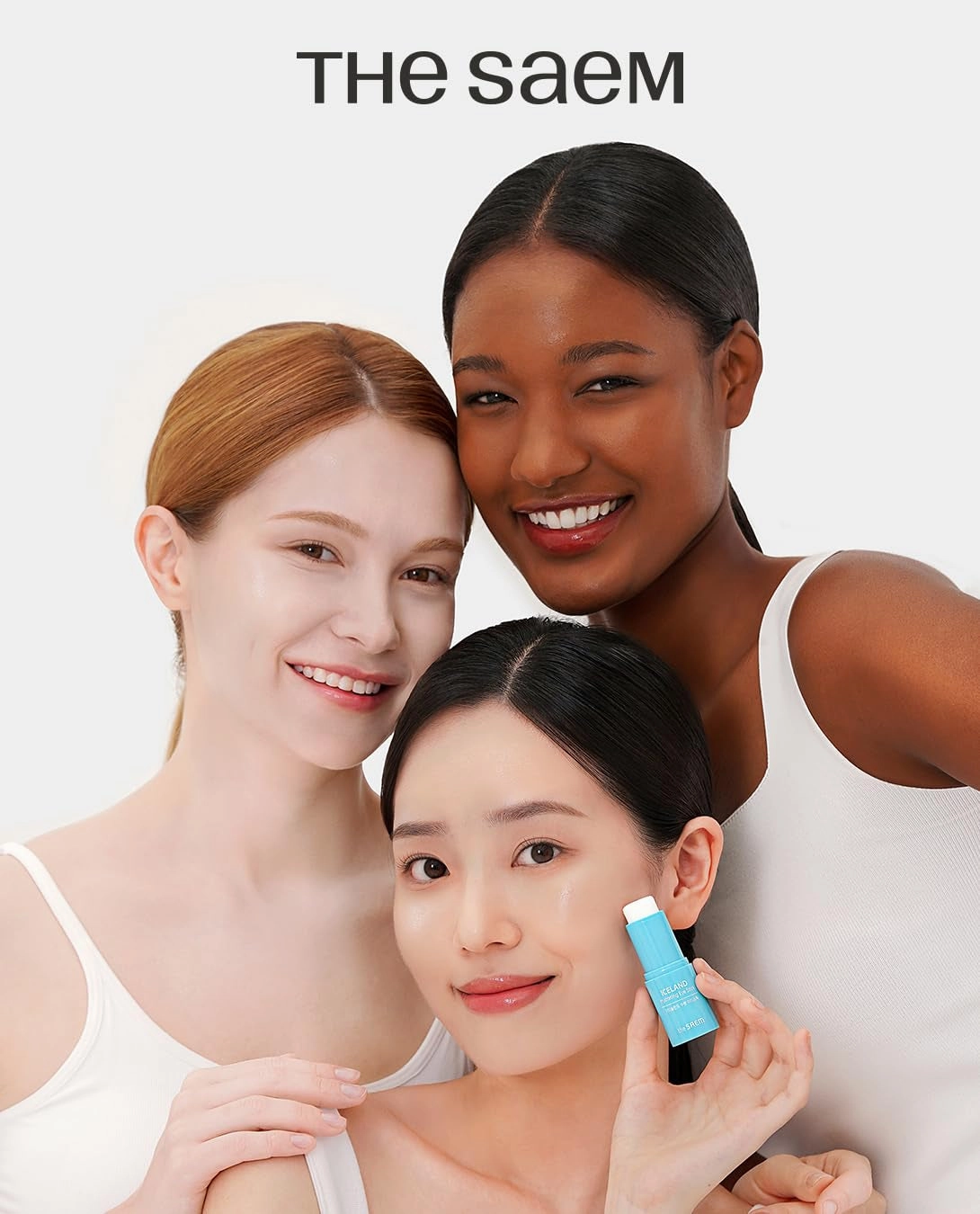 The SAEM Iceland Hydrating Eye Stick 0.24Oz - Cooling Eye Balm for Dark Circles and Puffiness – under Eye Treatment - Reduce Wrinkles and Moisturizing - Minimize Dark & Puffy Eyes - Aqua Scent