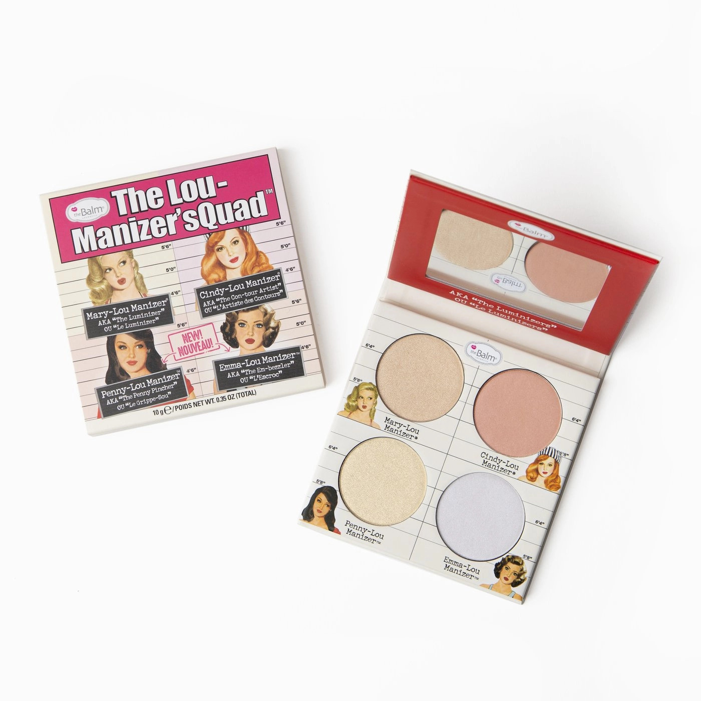 theBalm The Lou Manizers' Quad Highlighter Palette