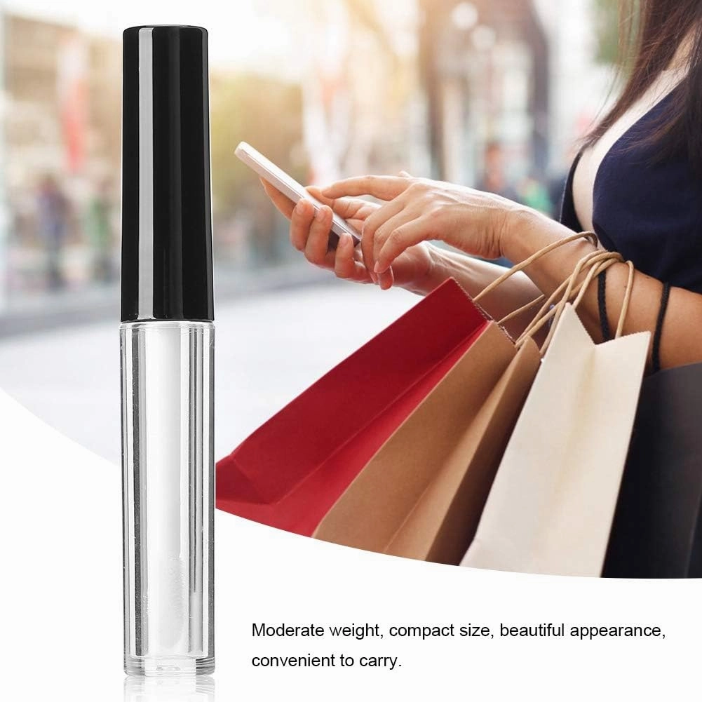 TOPINCN 50pcs 1.3ml Lip Gloss Tube DIY Small Lipstick Tube Cosmetic Container Empty Lip Gloss Bottle for outdoor travel