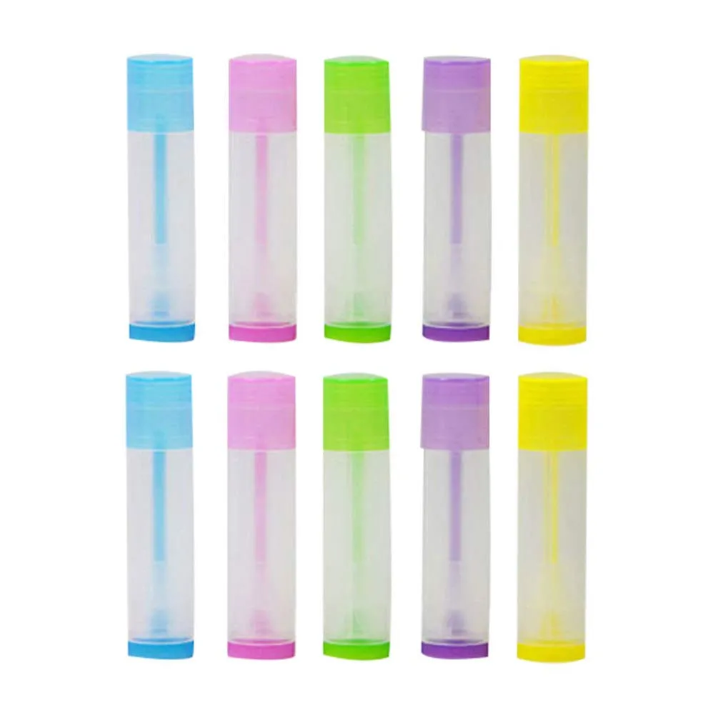 Uonlytech 100pcs Lip Balm Tubes Refillable Lipstick Containers for Projects for Lip Balms and Healing Products Fun and Versatile Use