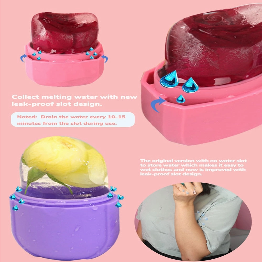 Upgraded Ice Roller for Face, Eyes & Neck - Reduces Puffiness & Enhances Skin Texture