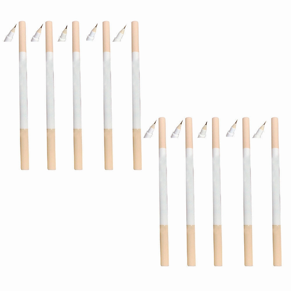 US 5-10Pc Double Ended Highlighter Liner 2 in 1 Makeup Pen Lying Silkworm Pencil