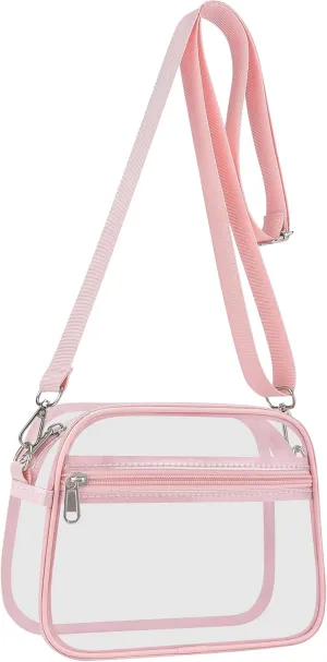 USPECLARE Clear Bag for Stadium Events Clear Purse for Women and Men for Sports Events Concerts Festivals