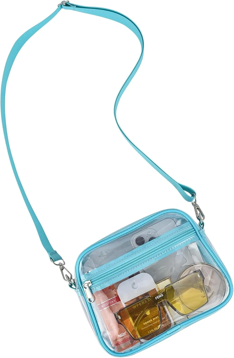 USPECLARE Clear Bag for Stadium Events Clear Purse for Women and Men for Sports Events Concerts Festivals