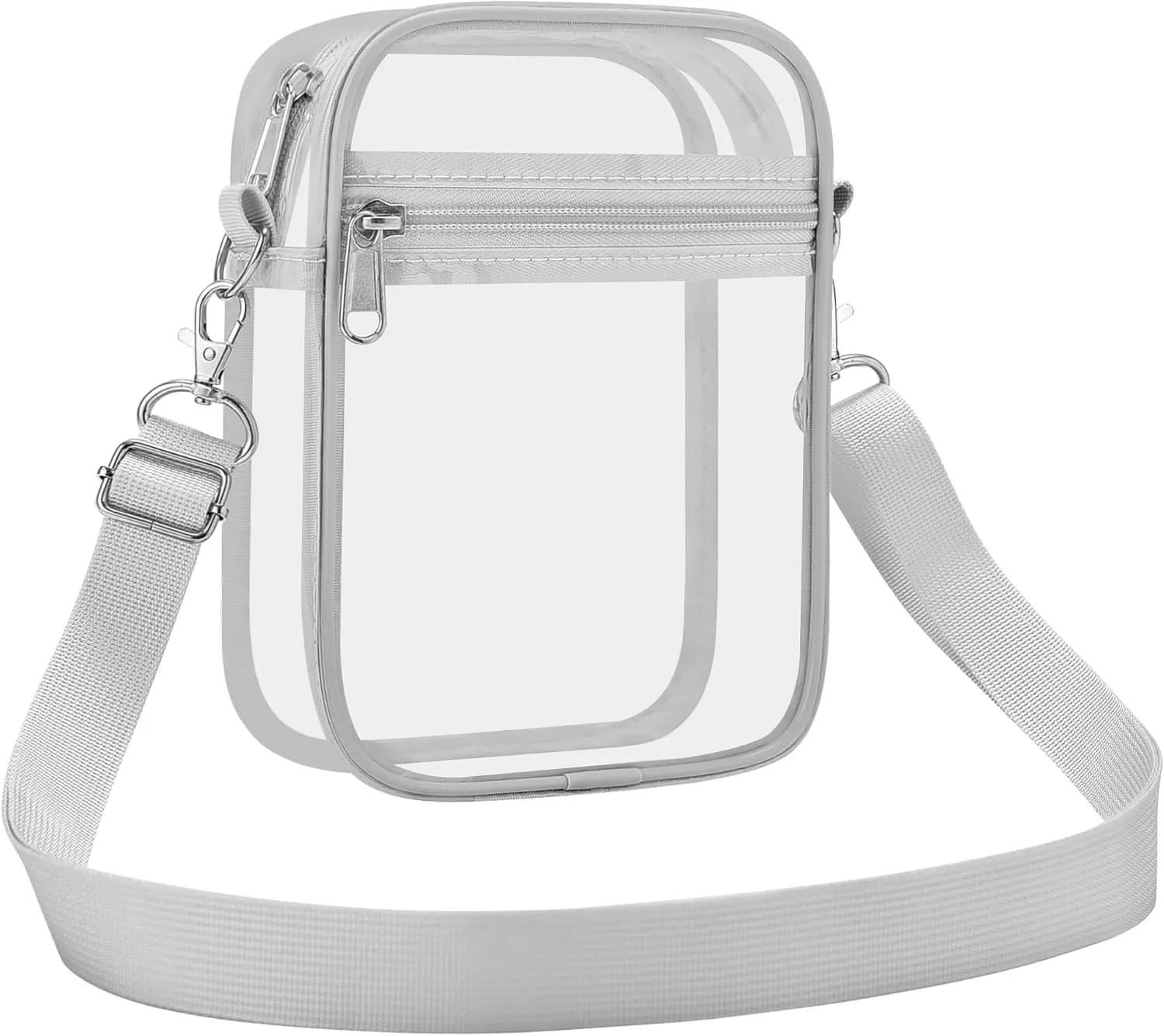 USPECLARE Clear Purse Stadium Approved CrossBody Bag for Men and Women