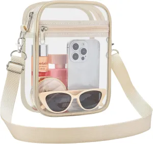 USPECLARE Clear Purse Stadium Approved CrossBody Bag for Men and Women