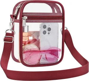 USPECLARE Clear Purse Stadium Approved CrossBody Bag for Men and Women
