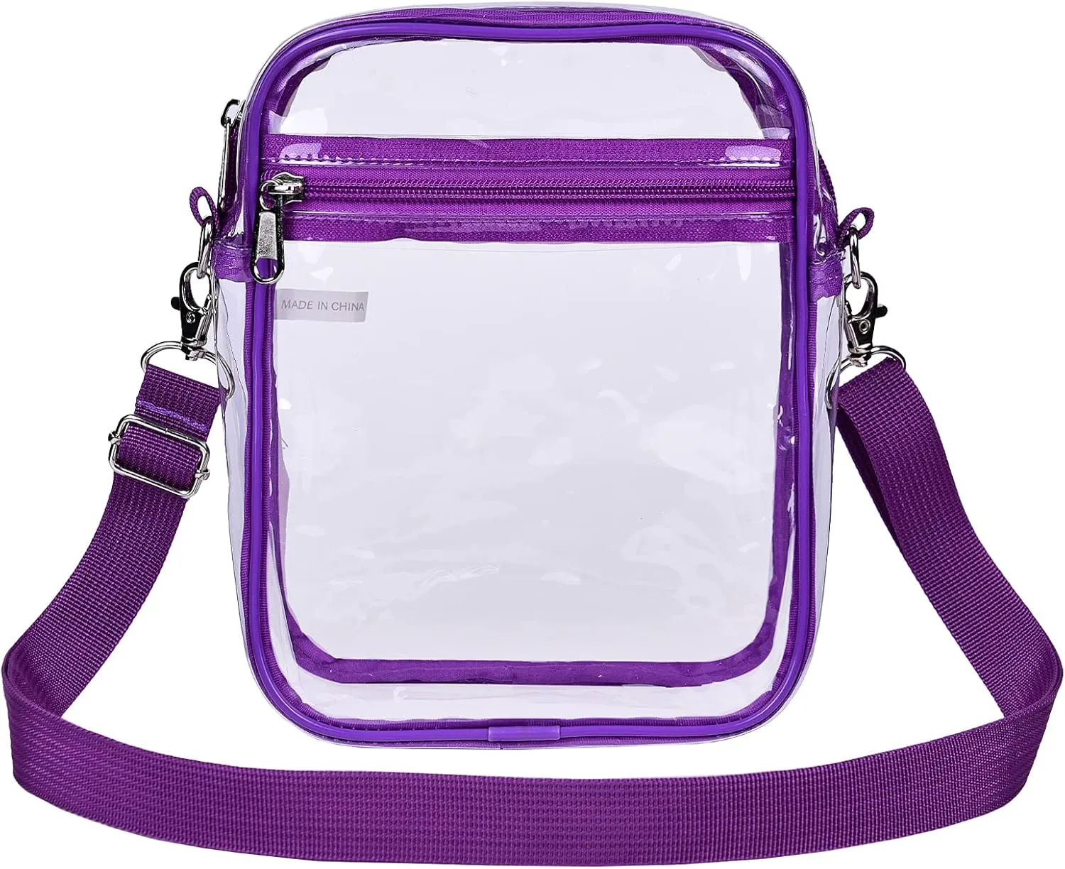 USPECLARE Clear Purse Stadium Approved CrossBody Bag for Men and Women