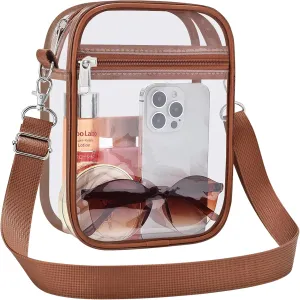 USPECLARE Clear Purse Stadium Approved CrossBody Bag for Men and Women