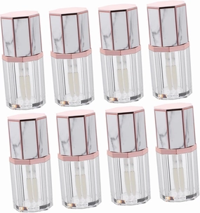 Vaguelly 10pcs Empty Lip Gloss Containers with Marble Design for DIY Lip Gloss Travel Friendly Bottles and Liquid present for Friends