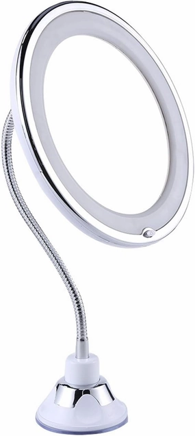 Vanity Mirror Magnifying Glass Sucker Makeup Mirror Makeup LED Makeup Mirror