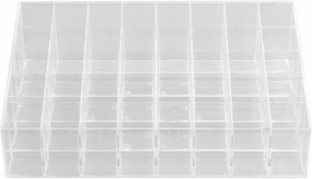 WDYB 40 Lipstick Clear Holder Display Stand Cosmetic Organizer Makeup Case Acrylic Makeup organizer Bathroom organizer Makeup bag Storage cabinet Bathroom storage Makeup vanity Make up Bathroom