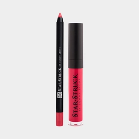 Wild Cherry - 2Pcs Lip Kit, Lip Gloss & Lipliner Kit - Cherry Pink