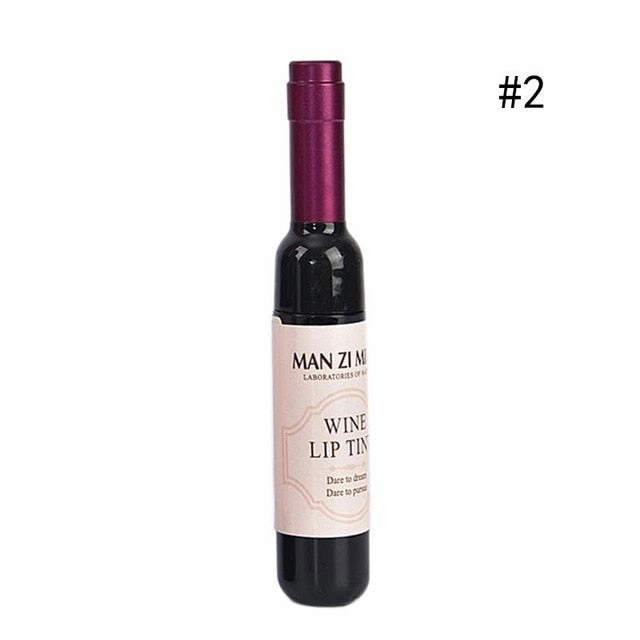 Wine Red Korean Style Lip Tint Baby Pink