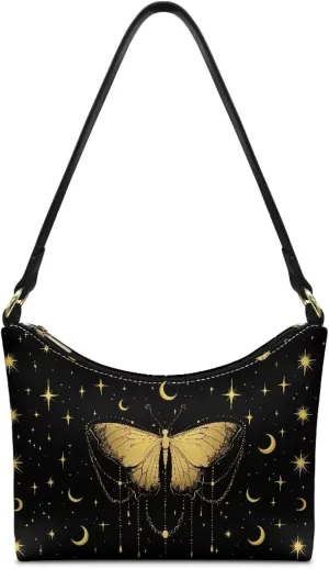 Women’s Underarm Bag Soft PU Leather Shoulder Bag Internal Zipper Pocket Handbag Ladies Small Purse Daily Travel