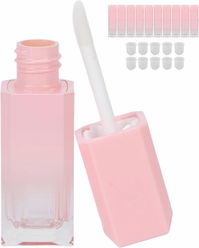 ZJchao Empty Lip Gloss Tubes, 10 Pcs 6ml Lip Gloss Containers Lip Gloss Tube for Diy Lip Gloss Lip Refillable Lipstick Container Lip Balm Container Bottle Cosmetic Container Tube Lipstick Empty Tubes